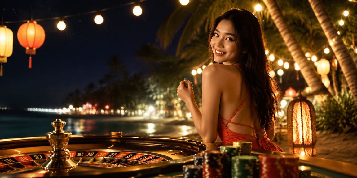 Không khí giải trí roulette tại Hội An với đèn lồng truyền thống