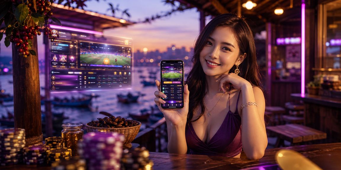 Người dùng tại Mũi Né trải nghiệm casino trên điện thoại bên ly cà phê