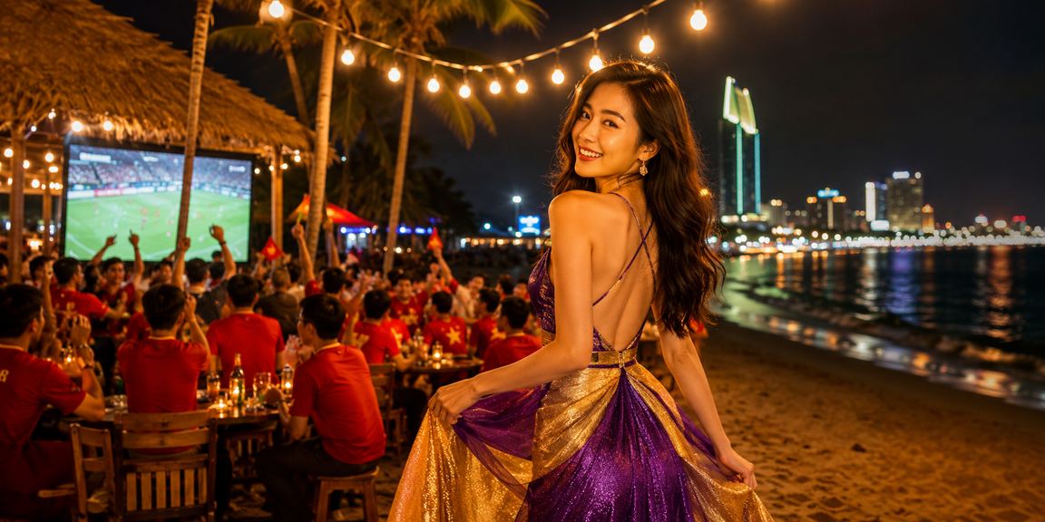 Người hâm mộ theo dõi lễ hội thể thao và cá cược tại Quy Nhơn